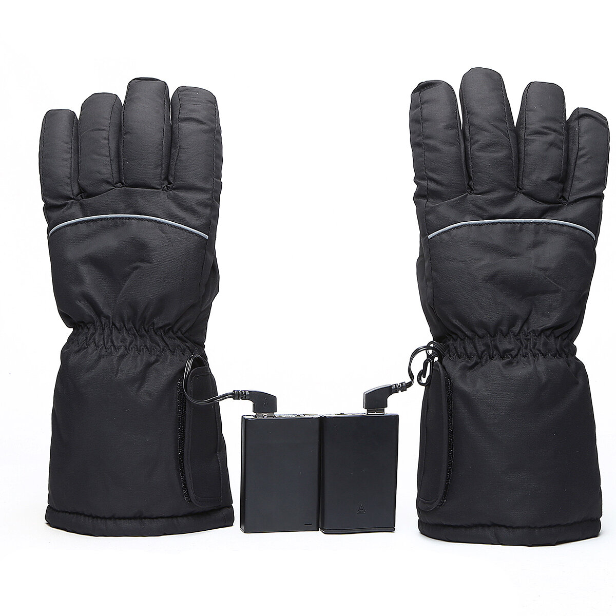 Touch Screen Electric Heated Gloves Warm Waterproof Ski Winter Warmer For Motorcycle Scooter Riding