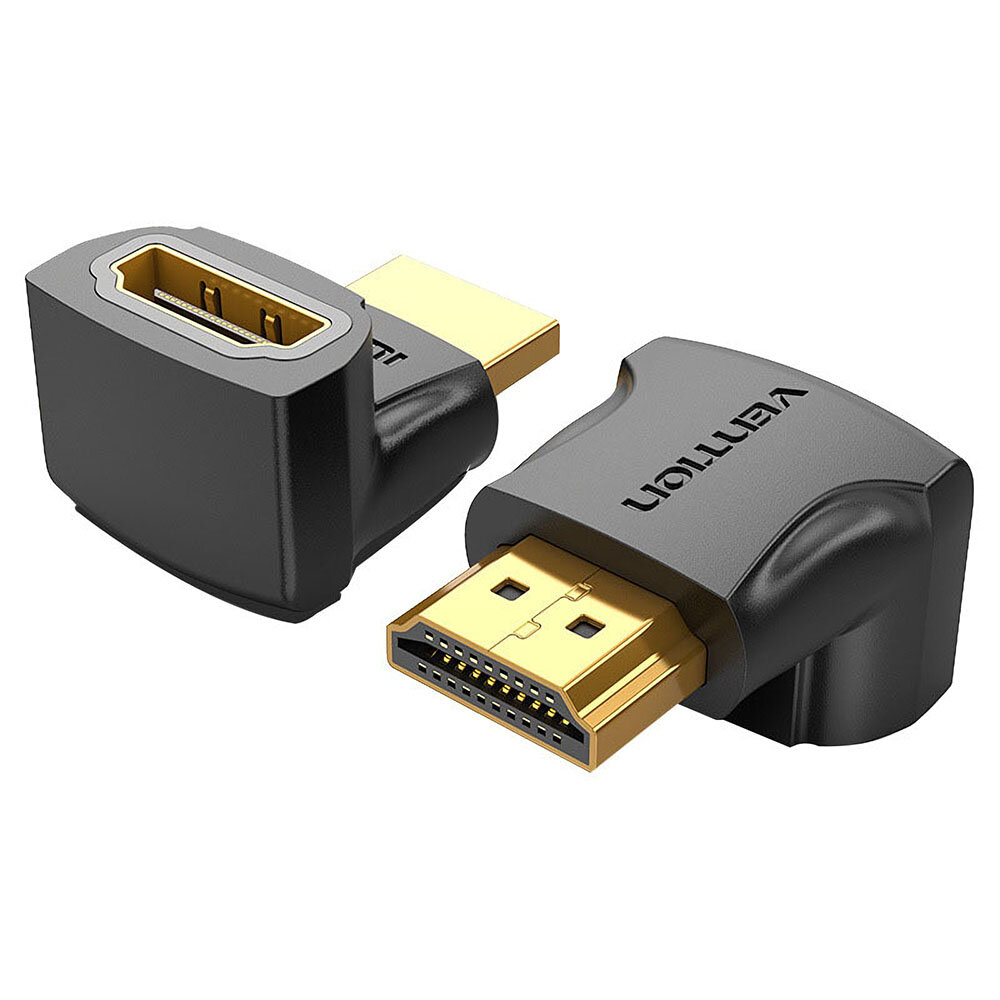 

Vention HDMI Male to HDMI Female Adapter Connector 270° Right Angle HDMI 2.0 4K 1080P HDMI Extender