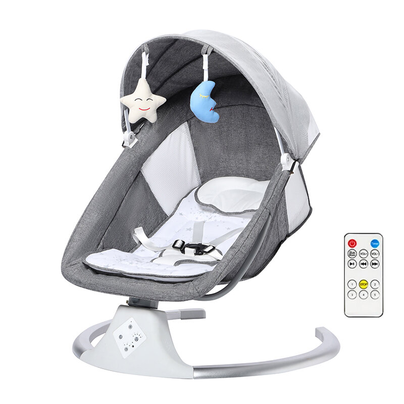 

[EU Direct] Dearest Baby S0005 Smart Electric Baby Rocking Chair Auto Music Swing Sleep Cradle Comfort Chair Reclining C