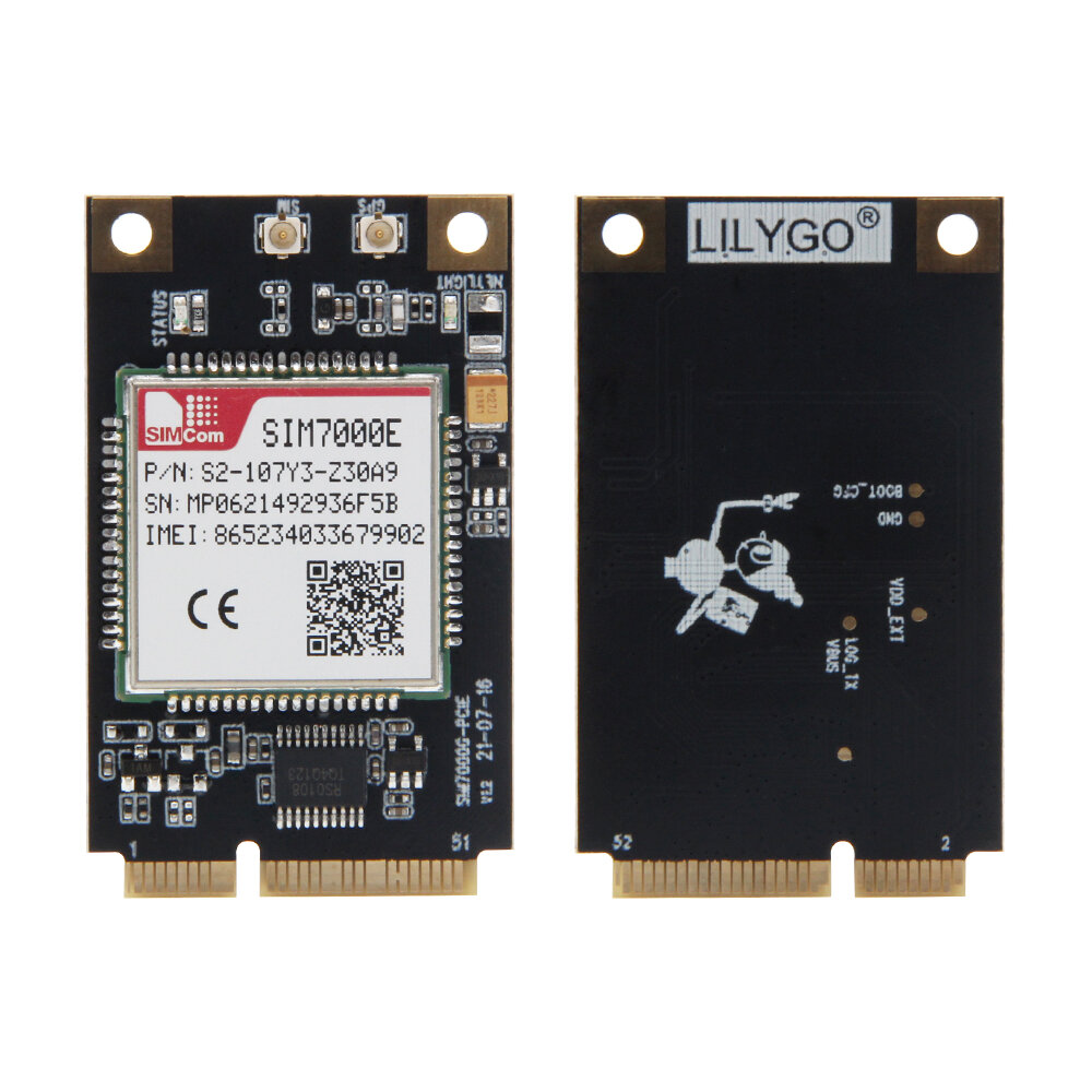LILYGO? T-PCIE-SIM7600E ESP32 PMU 2G 3G NB-IOT 4G CAT1 CAT4 GPS Wireless Module ESP32 WIFI Bluetooth