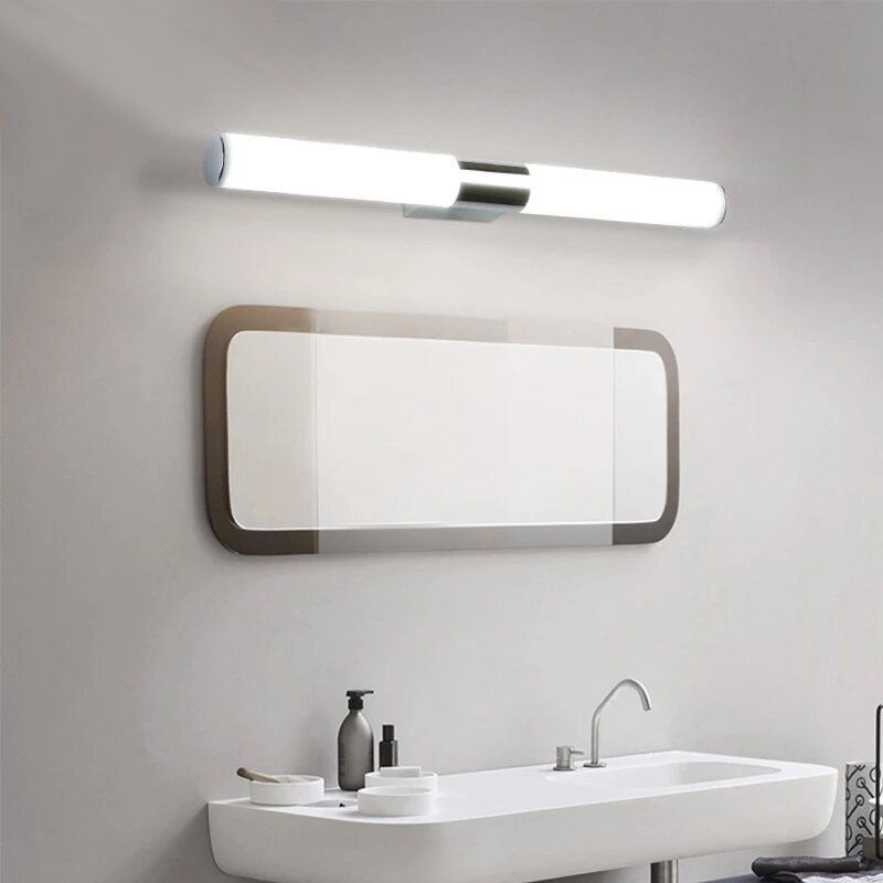 Wall Lamp 12W 16W 22W 85-265V LED Mirror Light Waterproof LED Tube Modern Acrylic Wall Light Bathroom Lighting
