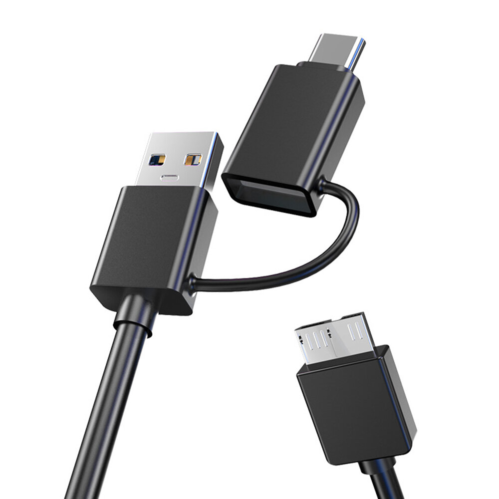 USB 3.0 / Type-C naar Micro B harde schijf kabel USB 3.0 micro kabel compatibel met digitale camera,