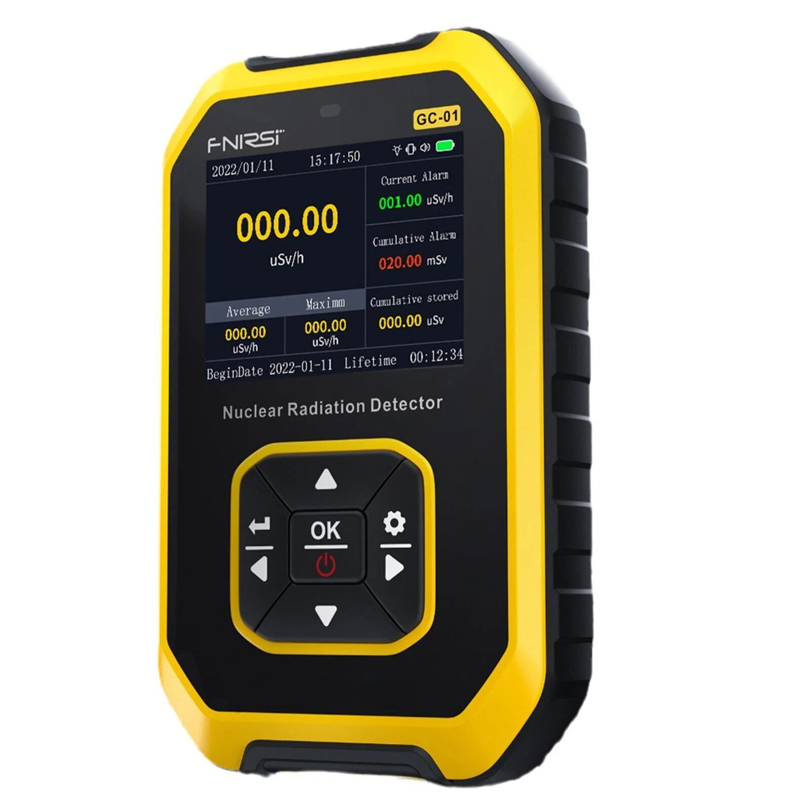 Dozymetr FNIRSI-GC01 Geiger Counter za $44.29 / ~185zł