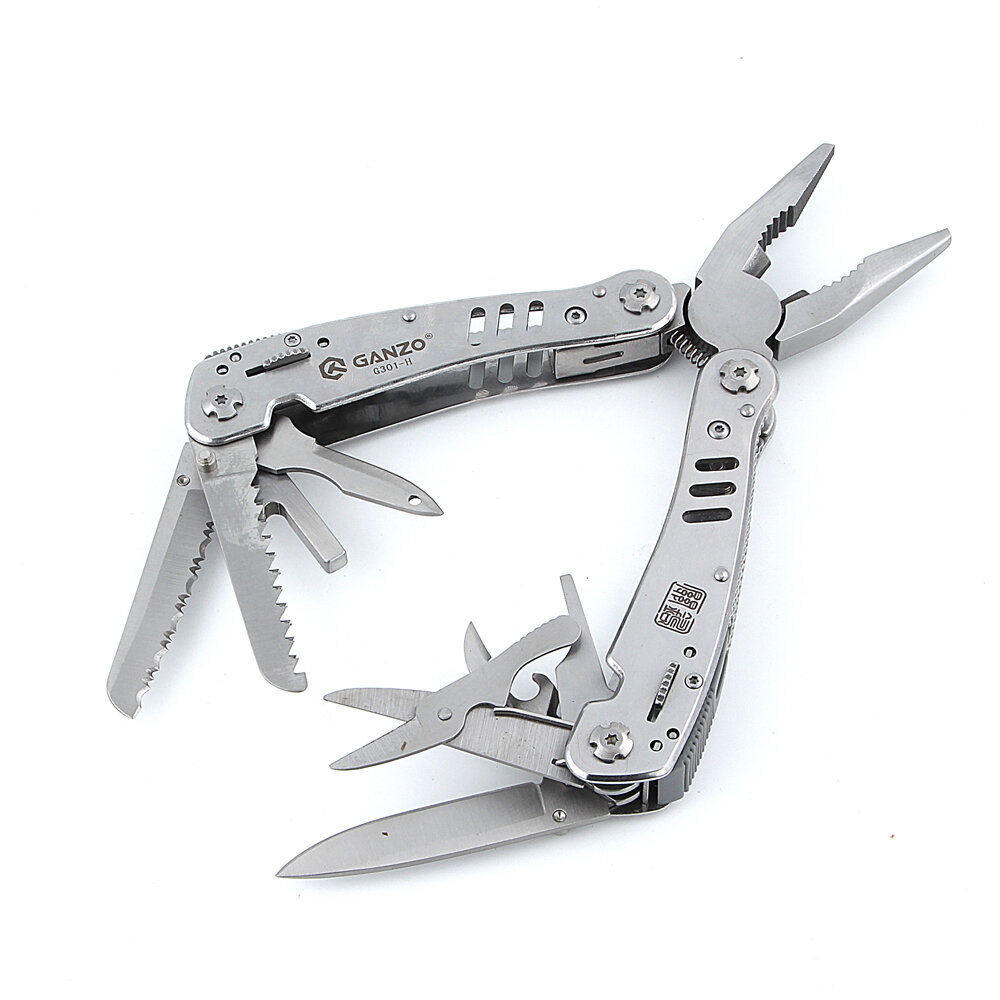 GANZO G301H Stainless Steel Multi Pliers Tools EDC Folding Knife Outdoor Portable Plier Screwdriver Survival Camping Tools