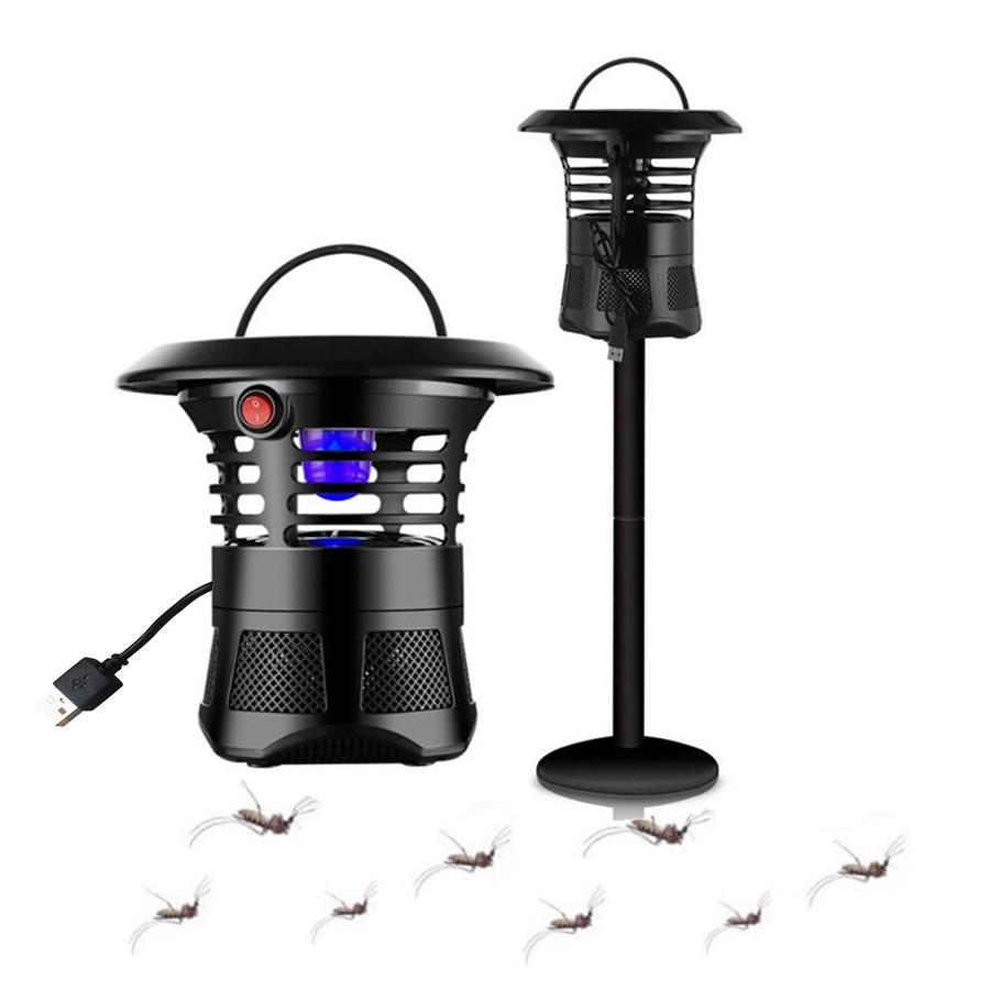 Tuin USB Elektronische Mosquito Killer Lamp Outdoor Mosquito Trap Bug Insect Fly Killer Zapper UV Na