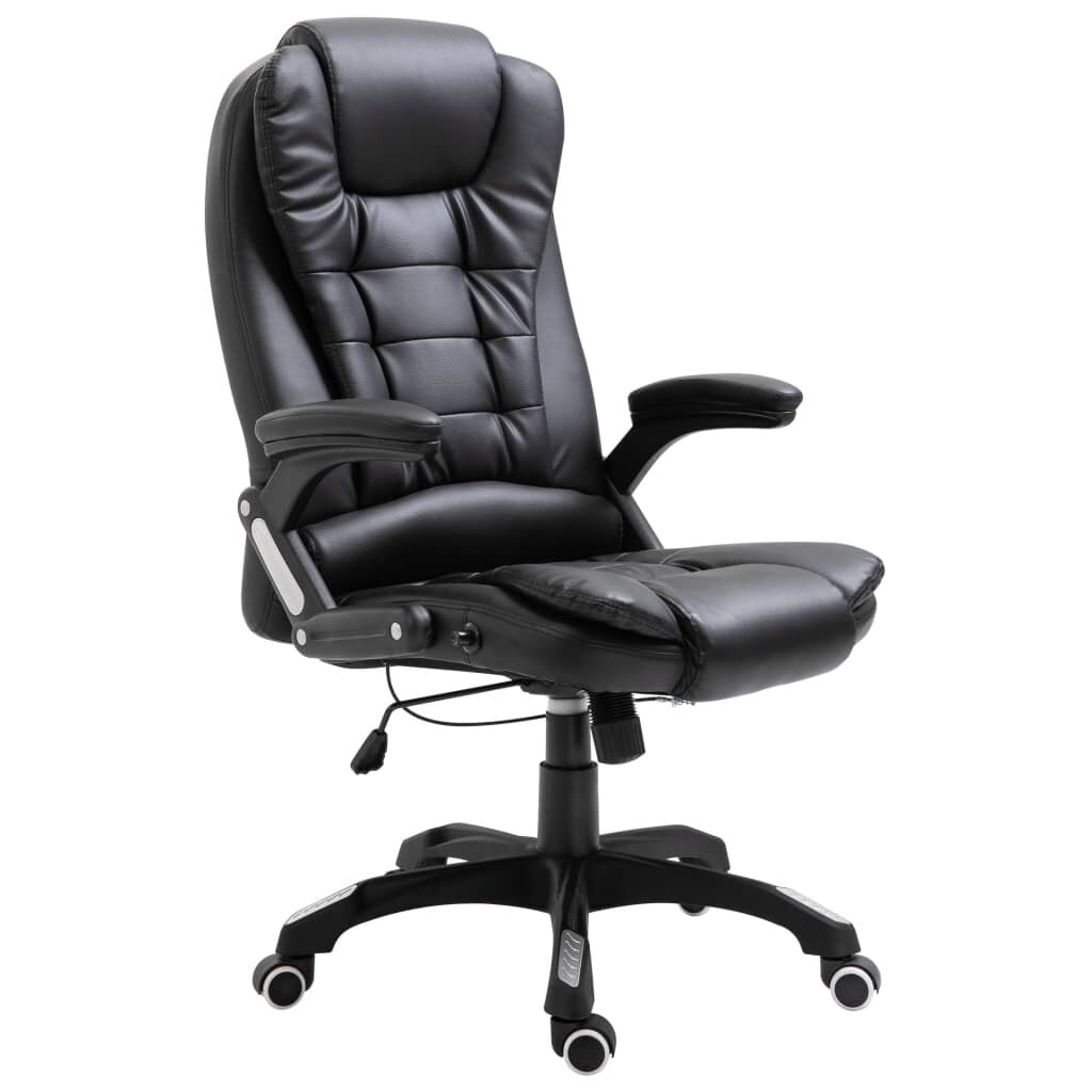Στα 156.60 € από αποθήκη Τσεχίας | VidaXL Office Chair PU Leather Executive Office Chair Black