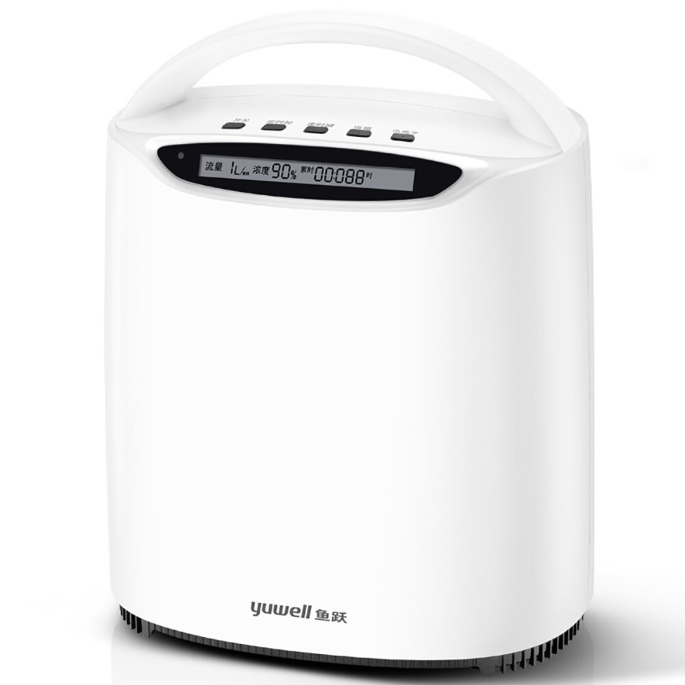 

yuwell 220V 1-5L / min Portable Oxygen Concentrator Air Purifier O2 Generators MINI Oxygen Machine Home Oxygen Machine M