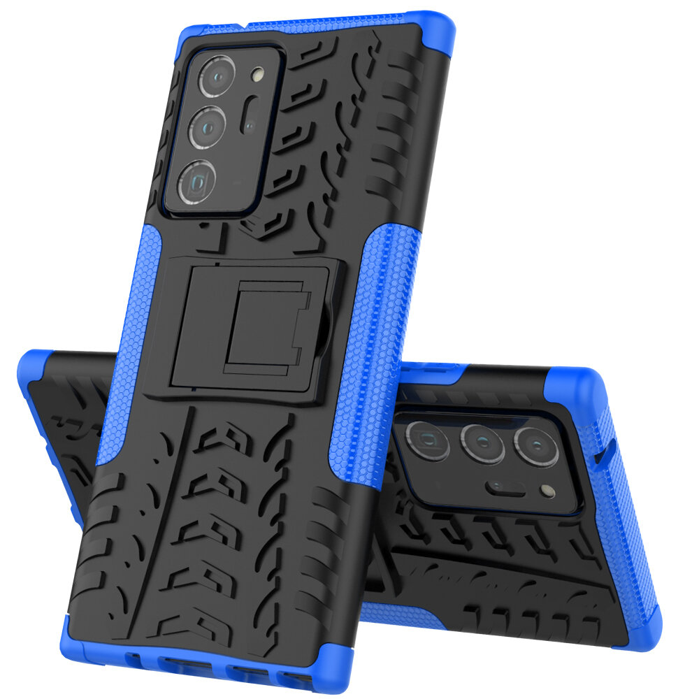 Bakeey for Samsung Galaxy Note 20 / Galaxy Note20 5G Case Armor Shockproof Non-Slip with Bracket Sta