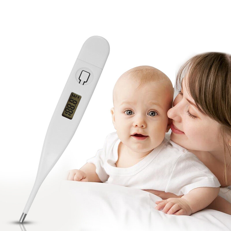 Digitale LCD Elektronische thermometer ? C / ? F Babyjongen Meisje Lichaamstemperatuur Controle Veil