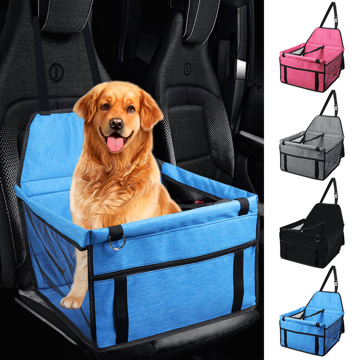 Reizen Opvouwbare Autostoel Cover Mand Tas Hond Kat Carrier Pet Carrying Hangmat