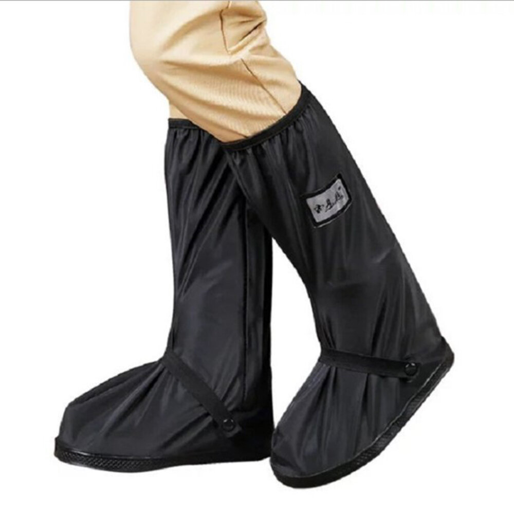 50% OFF on Women Outdoor Thicken Waterproof Non Slip Mid Calf Rain Boots Covers