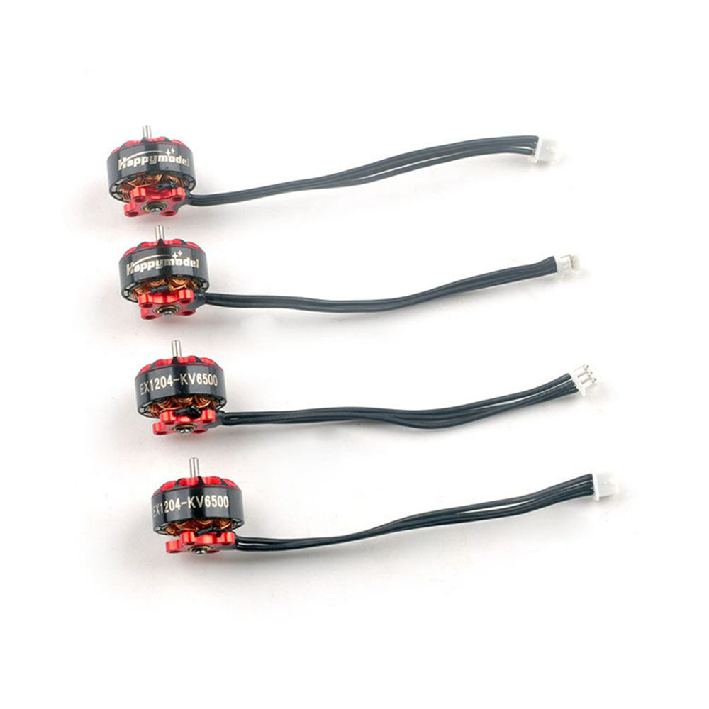 

Happymodel EX1204 1204 5000KV 2-4S / 6500KV 2-3S Brushless Motor w/ 60mm Wire & Connector for 3 Inch Micro RC Drone FPV