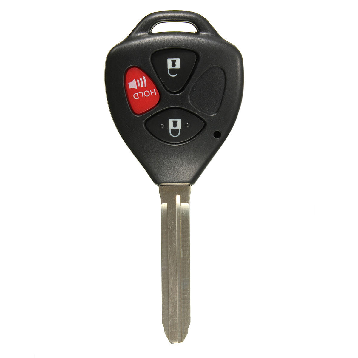 3 Knoppen Remote Uncut Black Flip Key Shell zonder batterij voor Toyota Scion