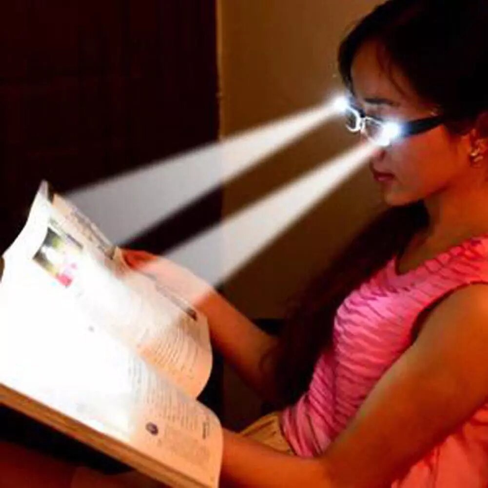 Multi Sterkte Leesbril LED Man Vrouw Unisex Brillen Spektakel Dioptrie Vergrootglas Licht Up Nacht V