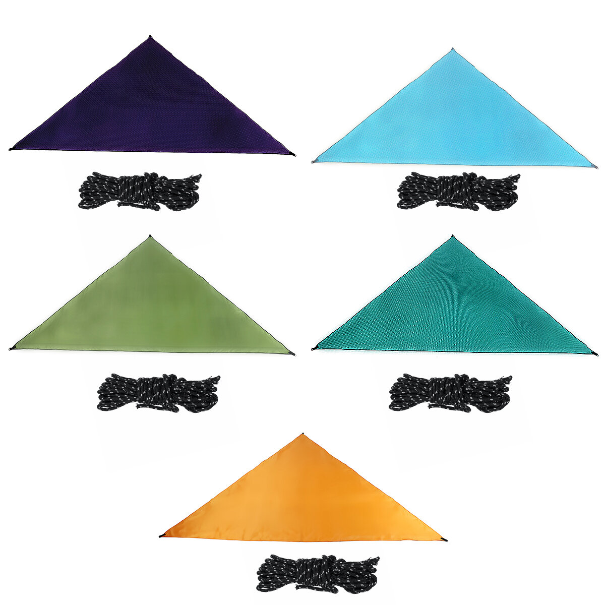 3*3*3M Sun Protection Sun Canopy CampingShade Sails &Nets Canopy Foldable Outdoor Awning Triangle Ca