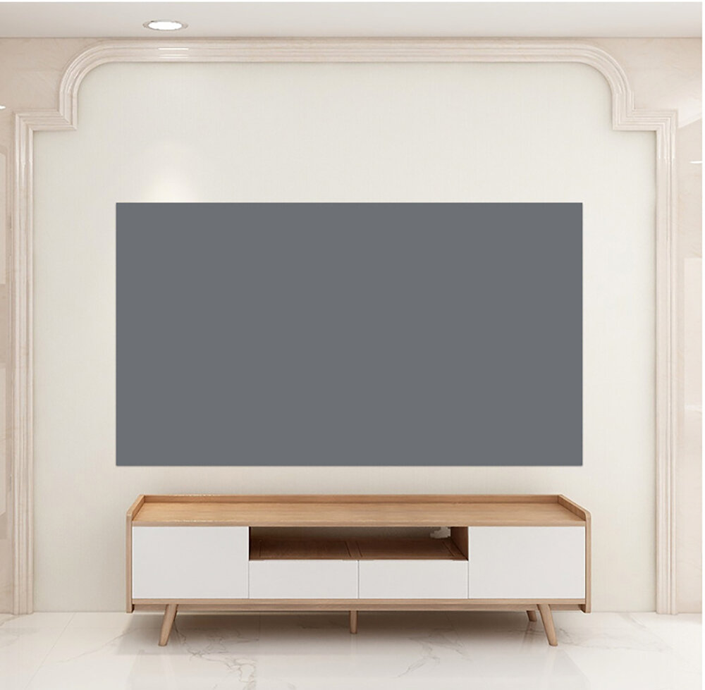

Экран высокой четкости 4K Проектор 100-дюймовый экран 16:9 Металлический материал Складная светозащитная шторка Простой