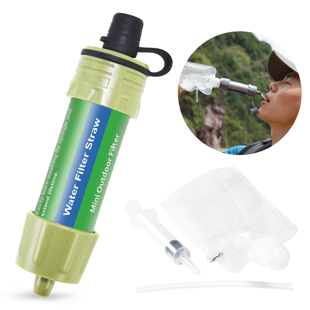 IPREE ABS 5000L słoma z filtrem wody na zewnątrz przenośny system oczyszczania wody do awaryjnego narzędzia do przetrwania na kempingu