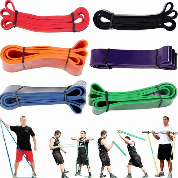 Γυμνάσου οικονομικά με λάστιχα γυμναστικής με 3.44€ όσο κάνει ενα πιτόγυρο από αποθήκη Κίνας | 2080 x 2.5mm Yoga Tension Straps Exercise Gym Sports Elastic Bands Fitness Resistance Bands