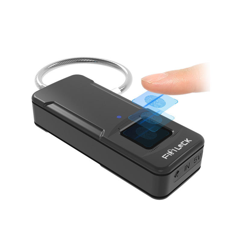 IPRee® 3.7V Smart Anti-diefstal USB Fingerprint Lock IP65 Waterdichte Reiskoffer Bagage Tas Veiligheid Beveiliging Hangslot