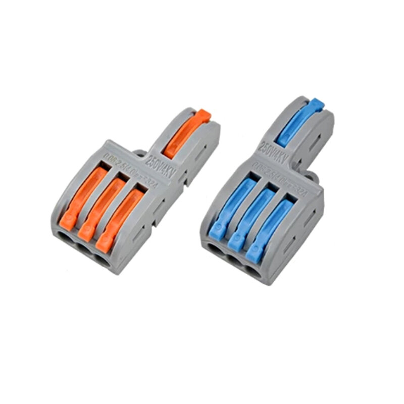 FD-13A/FD-13T Wire Connector 1 In 3 Out Wire Splitter Terminal Block Compact Wiring Cable Connector 