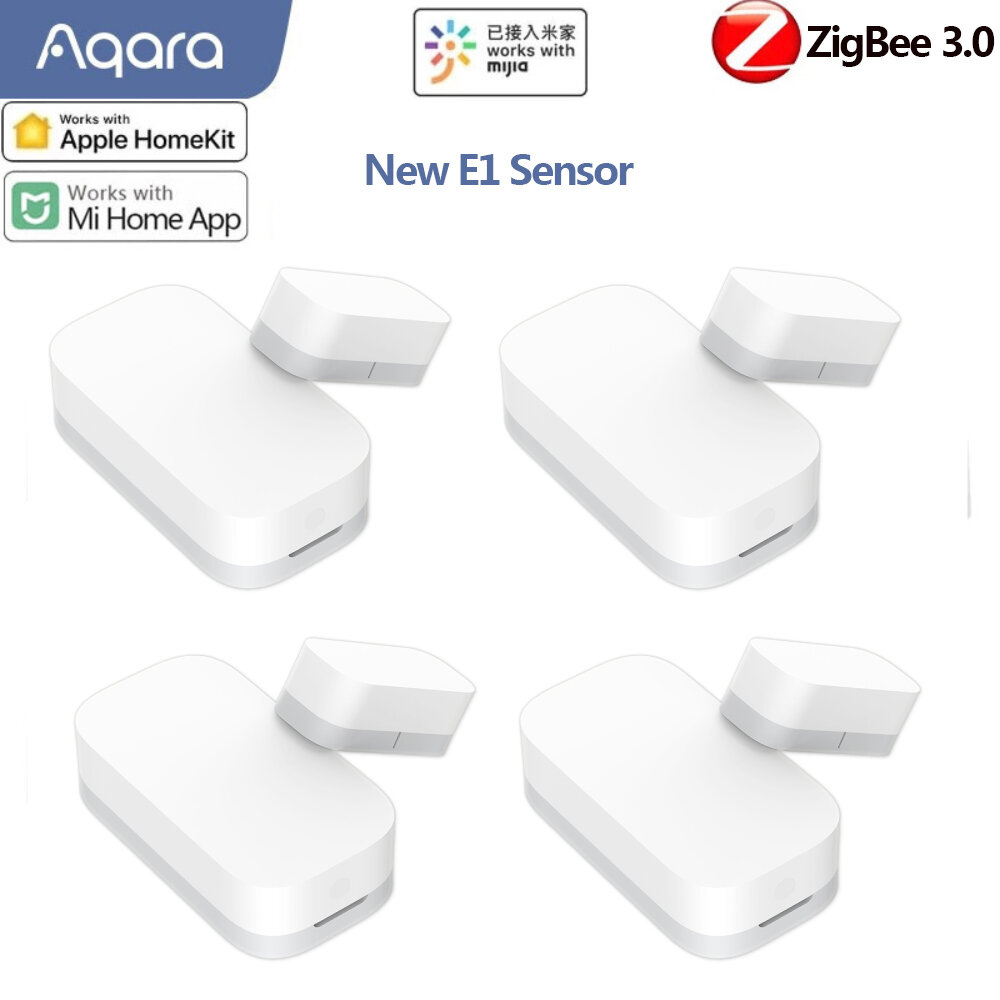 

Aqara E1 Window And Door Sensor Zigbee 3.0 Wireless Remote Control Smart Home Kit Remote Alarm Eco-System Works With Hom