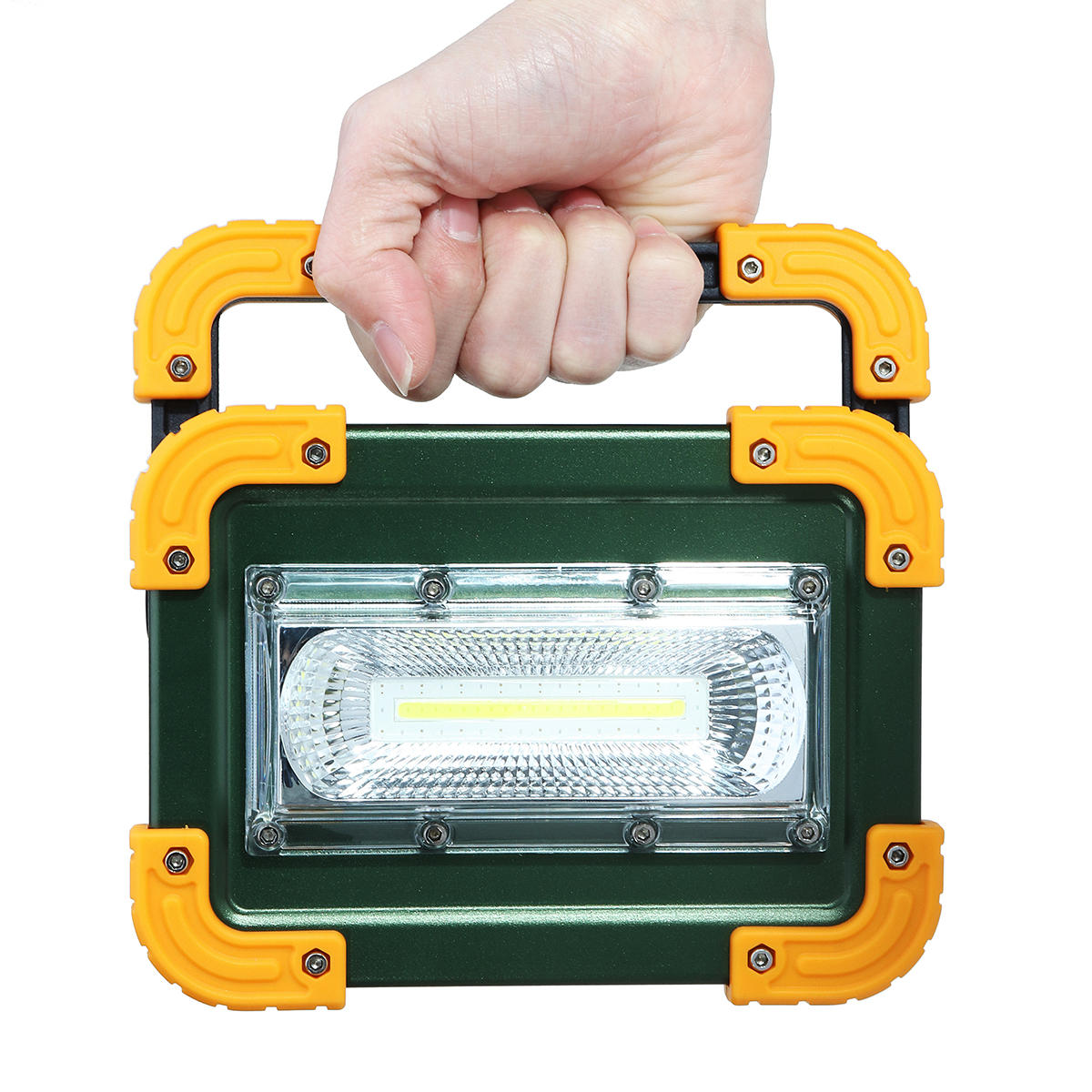 30W LED COB Portable Camping Light USB Rechargeable Outdoor Flood Lantern Spot Work Lamp