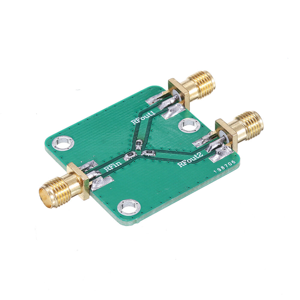 

5pcs RF Power Splitter RF Microwave Resistance Power Divider Splitter 1 to 2 Combiner SMA DC-5GHz Radio Frequency Divide