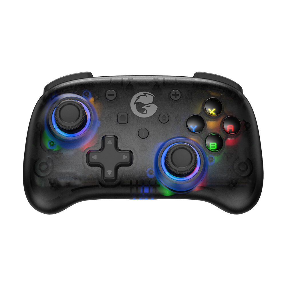 GameSir T4 Mini Wireless Wired Bluetooth RGB Light Game Controller Gamepad with Turbo for Switch And