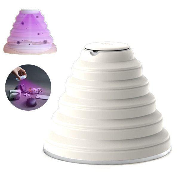  Mahaton Esterilizador de calor seco Esterilizador de vajilla para bebés Esterilizador de vajilla recargable USB plegable multifunción UV Esterilizador de vajilla de comida de juguete De 