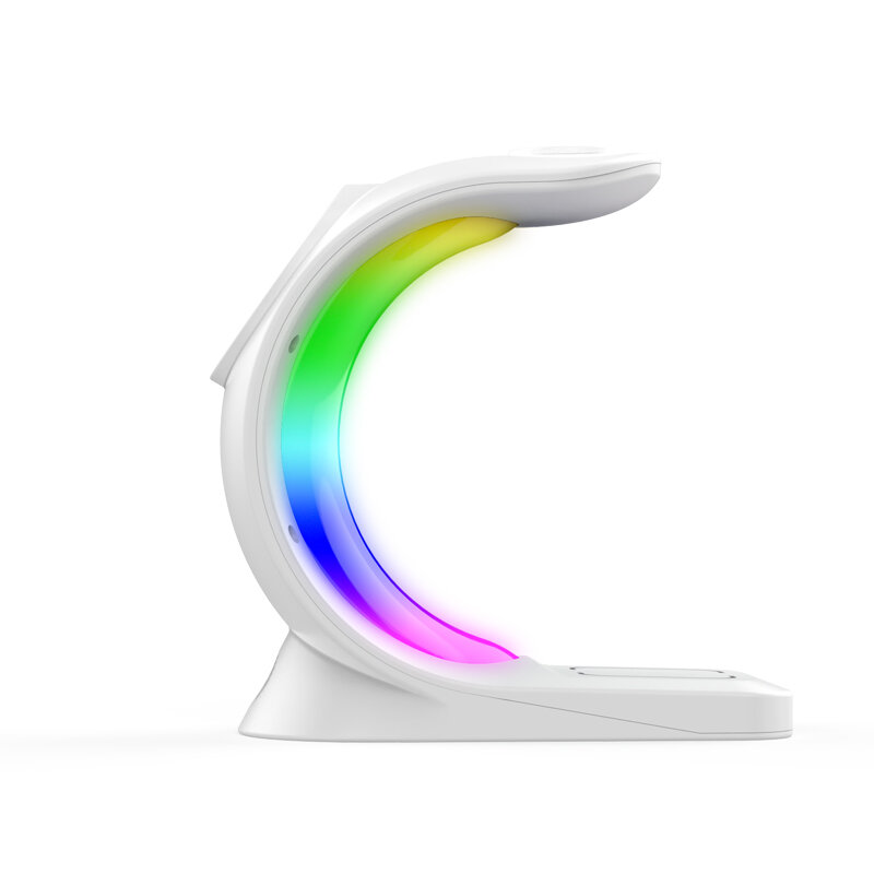 best price,bakeey,t17,rgb,in,15w,magnetic,wireless,charger,discount