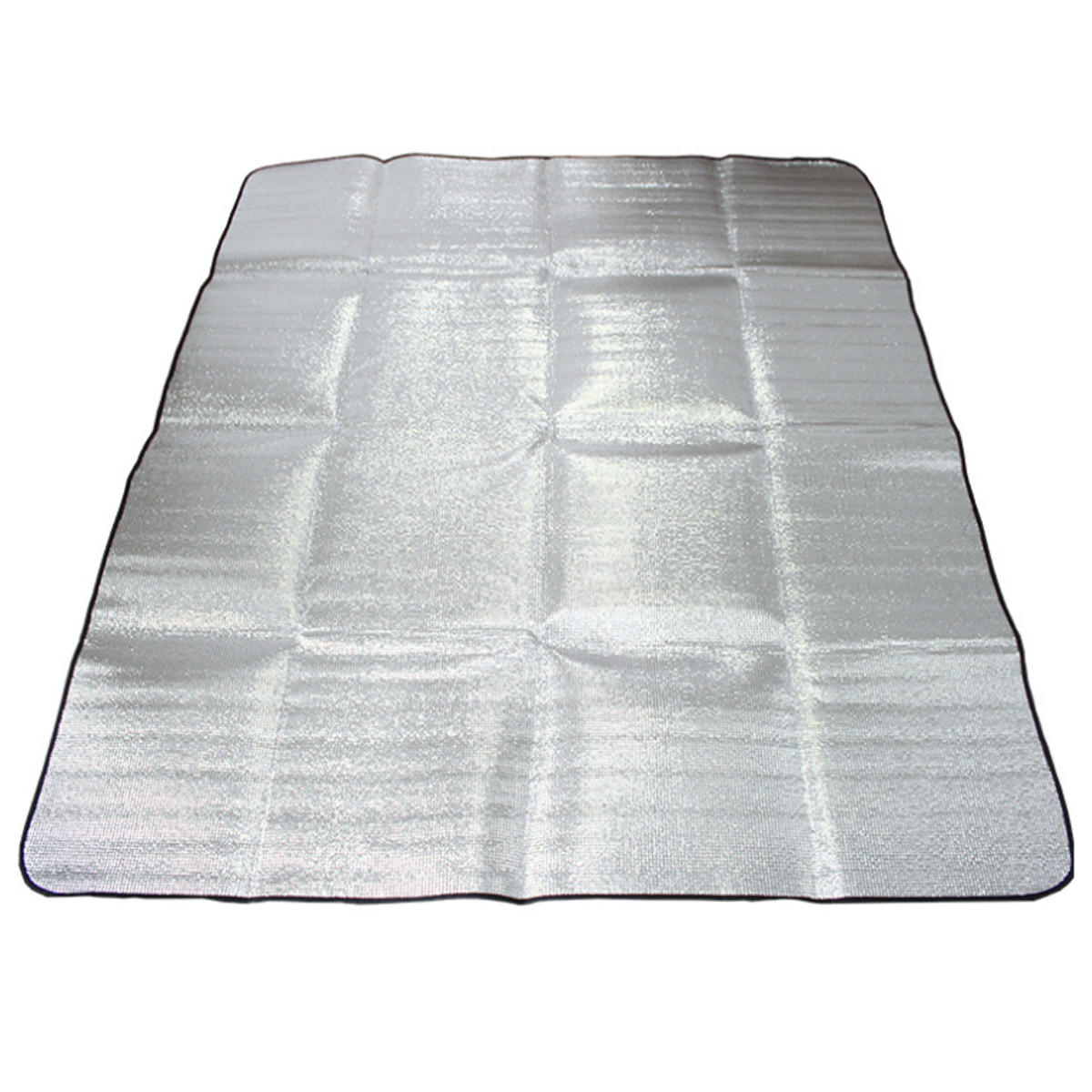 Almohadilla de aluminio de la película de la estera de la tienda de doble cara al aire libre Impermeable cámping manta de la comida campestre