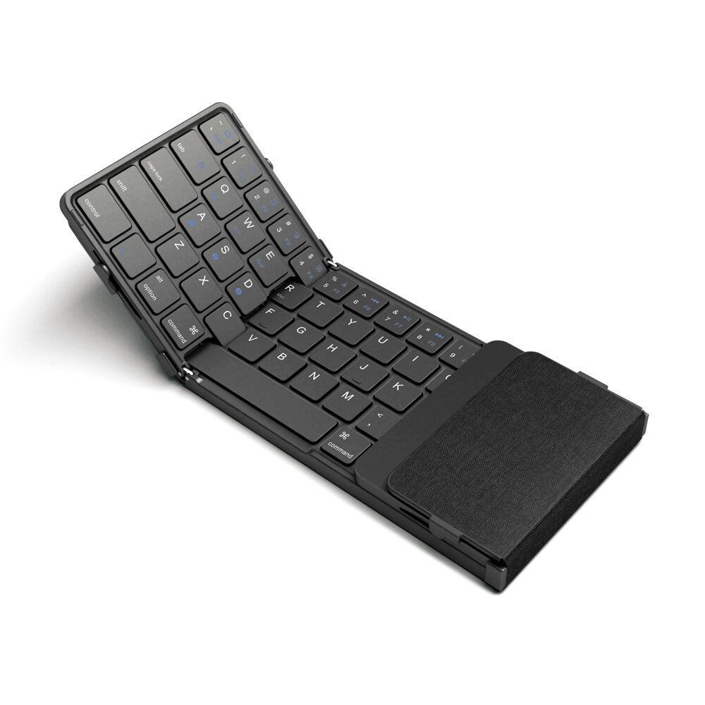 

Portable Mini folding Wireless bluetooth 5.1 keyboard with 3 Mode Connection for Windows Android IOS Tablet Phone