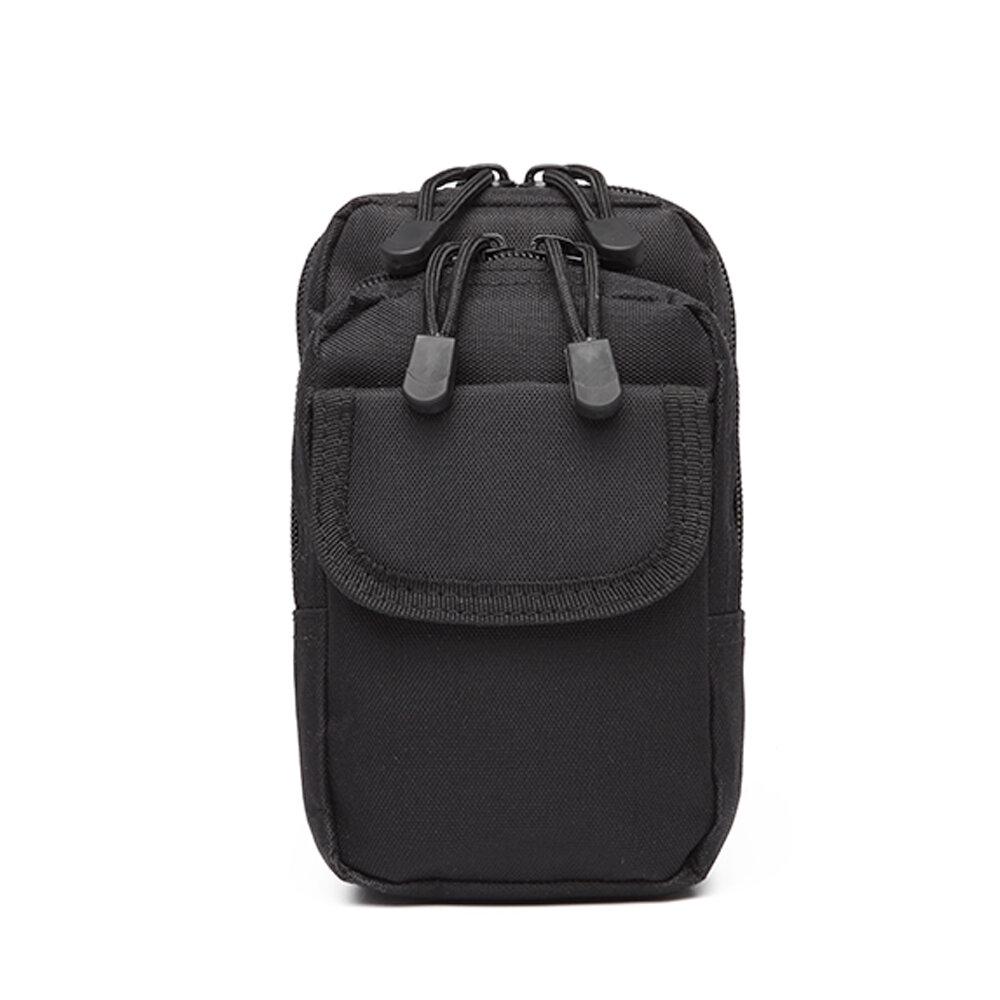 5,5 '' 600D Oxford Stoff EDC Tactical Taillentasche Handyhülle Brieftasche Herren Beutelhalter für Sport Camping Reisen Wandern