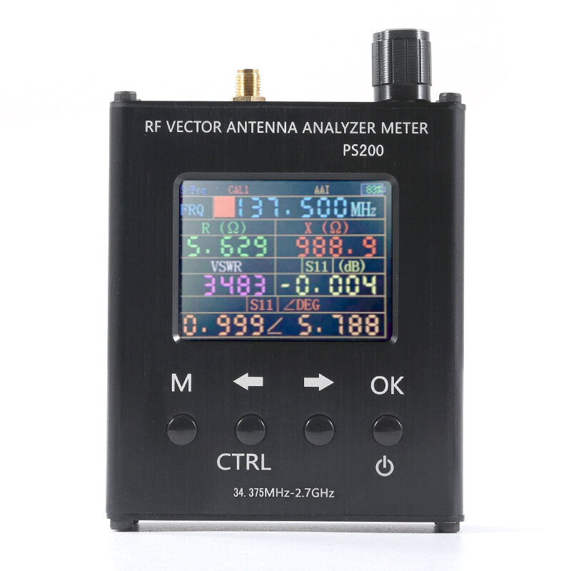 

N1201SA 37.5M-2.7G UV RF Vector Impedance ANT SWR Antenna Analyzer Meter Tester Accuracy Agiliity Instrument