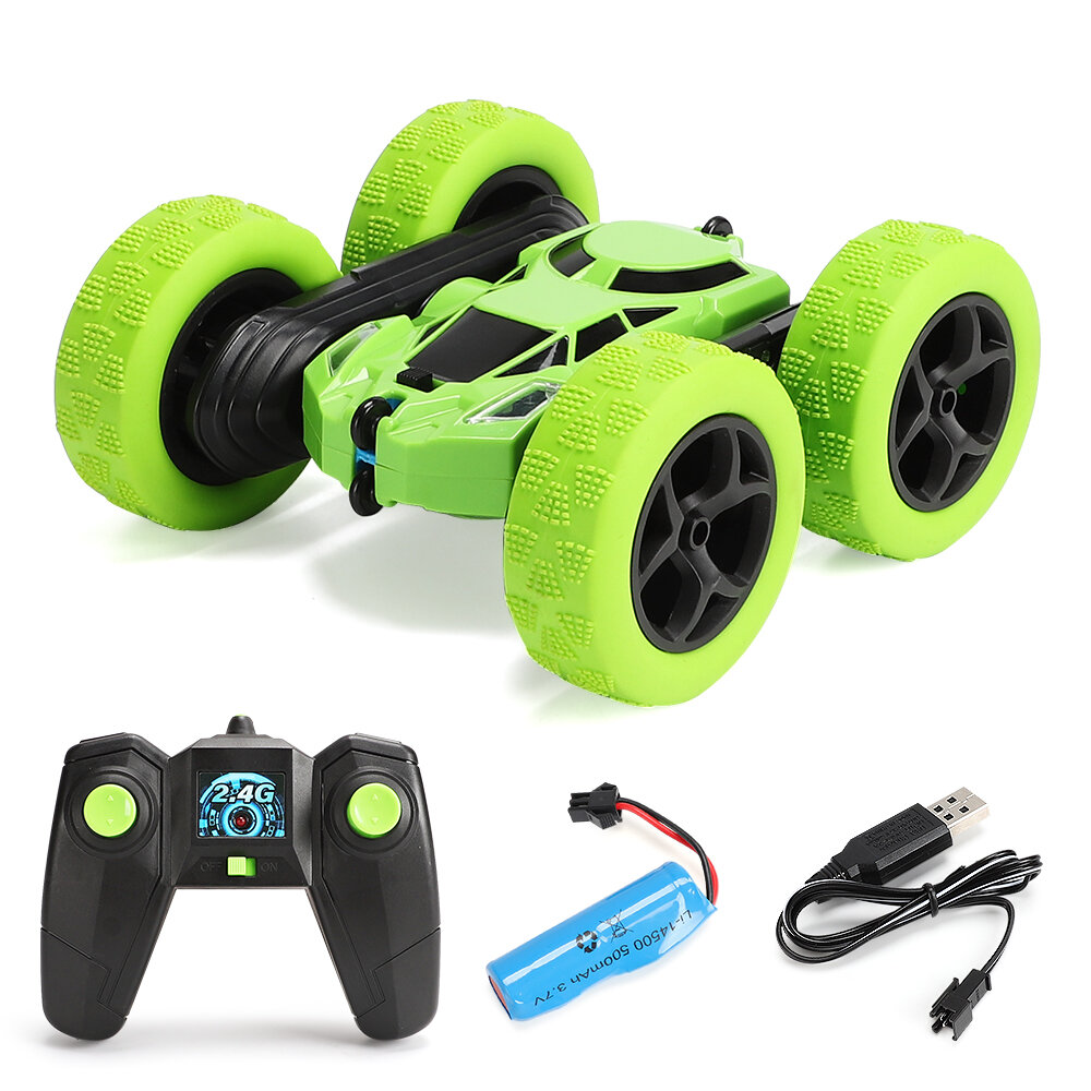RC Car Remote Control Stunt Car 2.4G 4WD Rock Crawler Double Sided Rotating Toy 