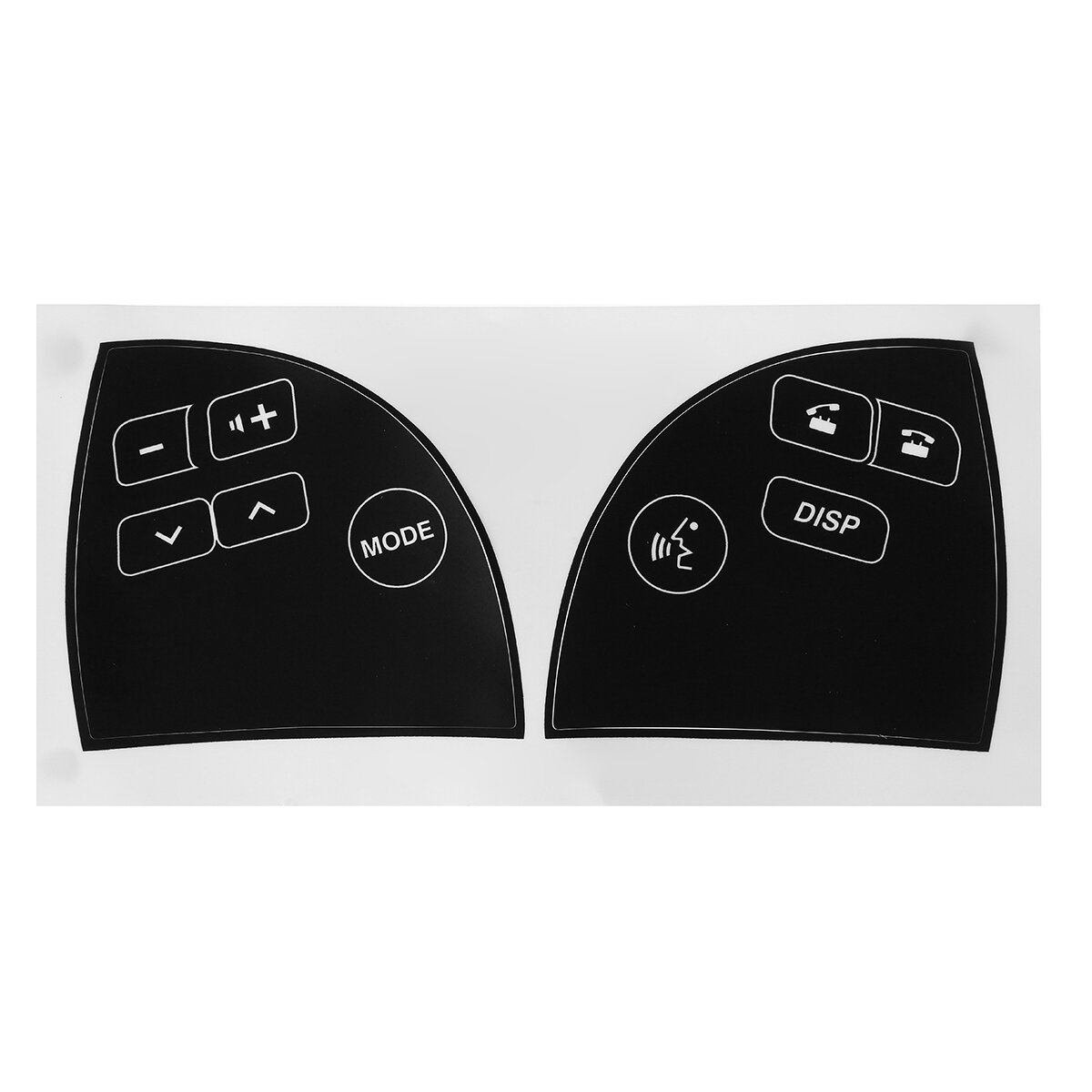For 2007-2012 Lexu ES350 Matte Black Steering Wheel Button Repair Decals Sticker Repair Button Broken, Banggood  - buy with discount