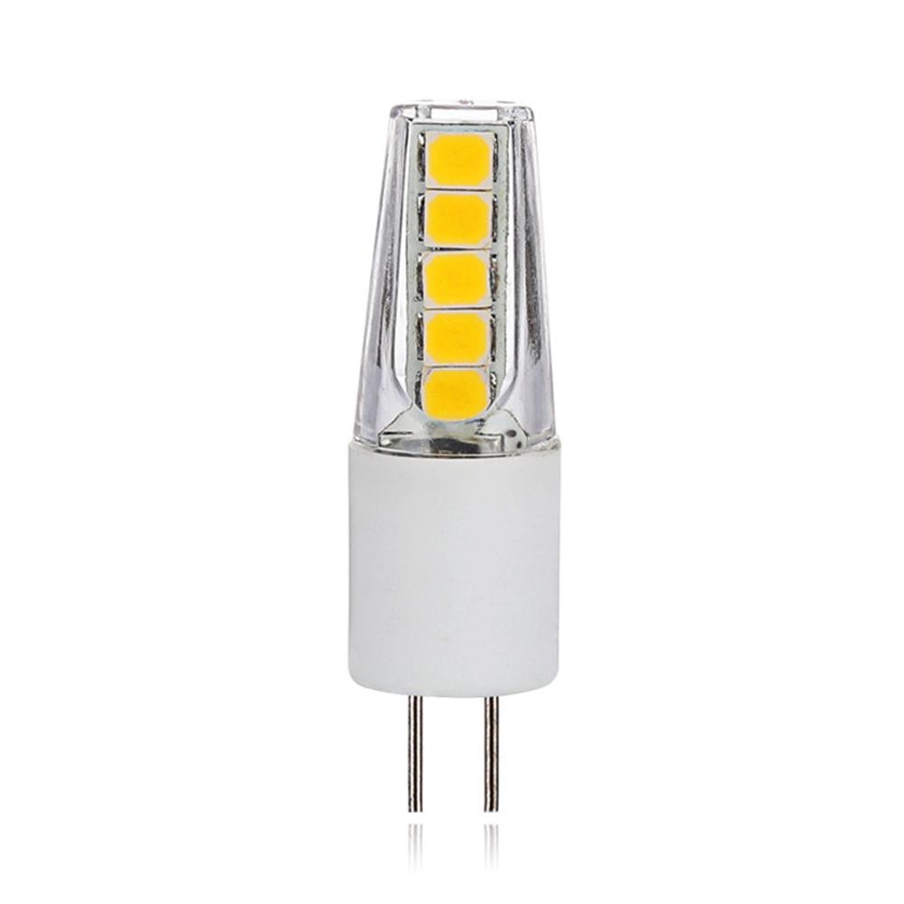 

AC220V AC/DC12V G4 2W Pure White Warm White Non-dimmable Ceramics LED Light Bulb for Chandelier