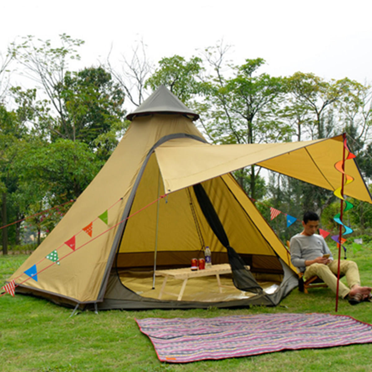3-4 osobowy namiot indiański TIPI z Polski za $59.99 / ~259zł