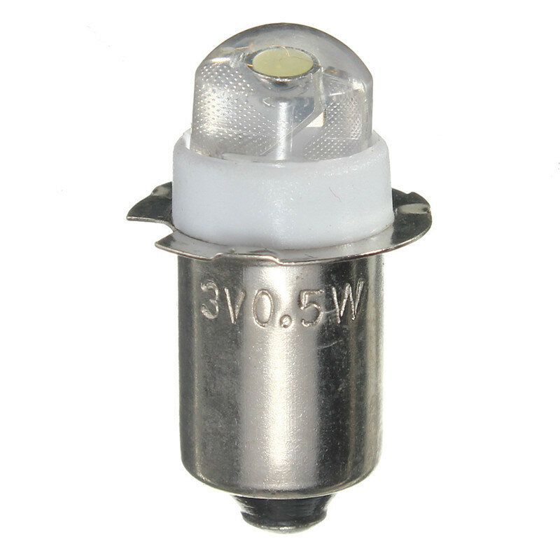 

P13.5S 0.5W 100LM LED Запасная лампа для фонарика Рабочий свет Лампа DC 3V 4.5V 6V