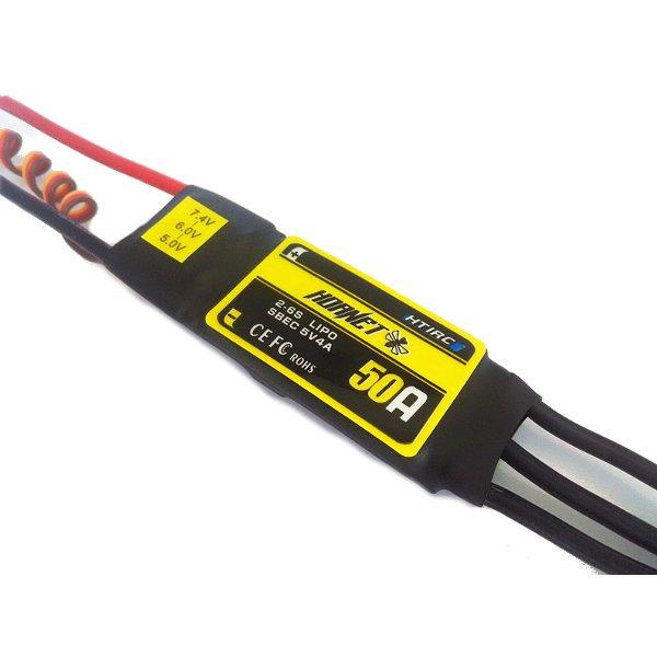 Htirc Hornet Series 50A 2-6S Brushless ESC With 5V/4A SBEC For RC Airplane