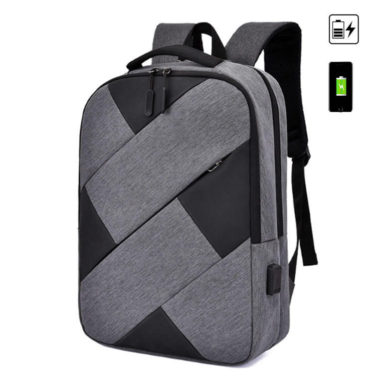 25L USB Backpack Waterproof 15.6inch Laptop Bag Sports Travel Hiking Climbing Rucksack