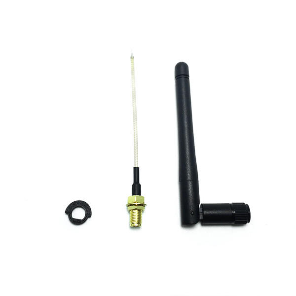 RF Coax Connector 84mm RG178 RP-SMA + 2dBi / 5dBi Antenne + Adapter voor RC Drone FrSky QX7 / QX7S