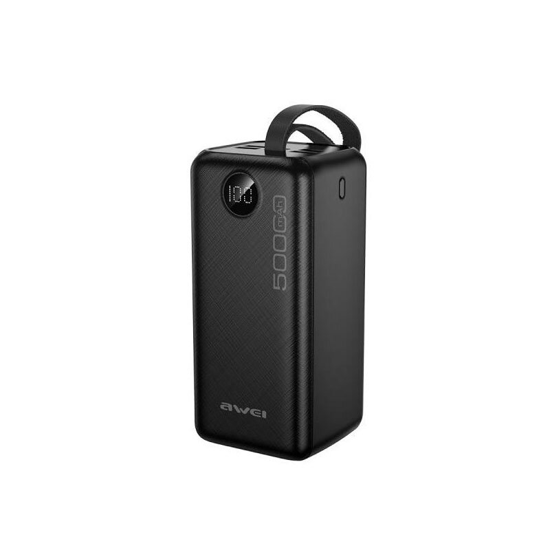 Awei P36K 22.5W 50000mAh Power Bank External Battery Power Supply with 4USB Fast Charging for iPhone 12 13 14 14 Pro 14P