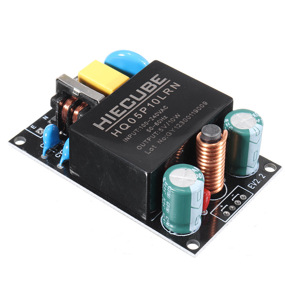 100 220V AC to 5V DC AC DC Power Converter 10W Transformer Switching Power Supply Module with EMC Filter