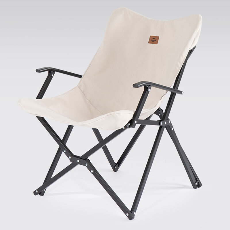 Cadeira dobrável portátil Naturehike 600D Oxford Ultra-Light com armazenamento removível para acampamento, viagem e piquenique ao ar livre
