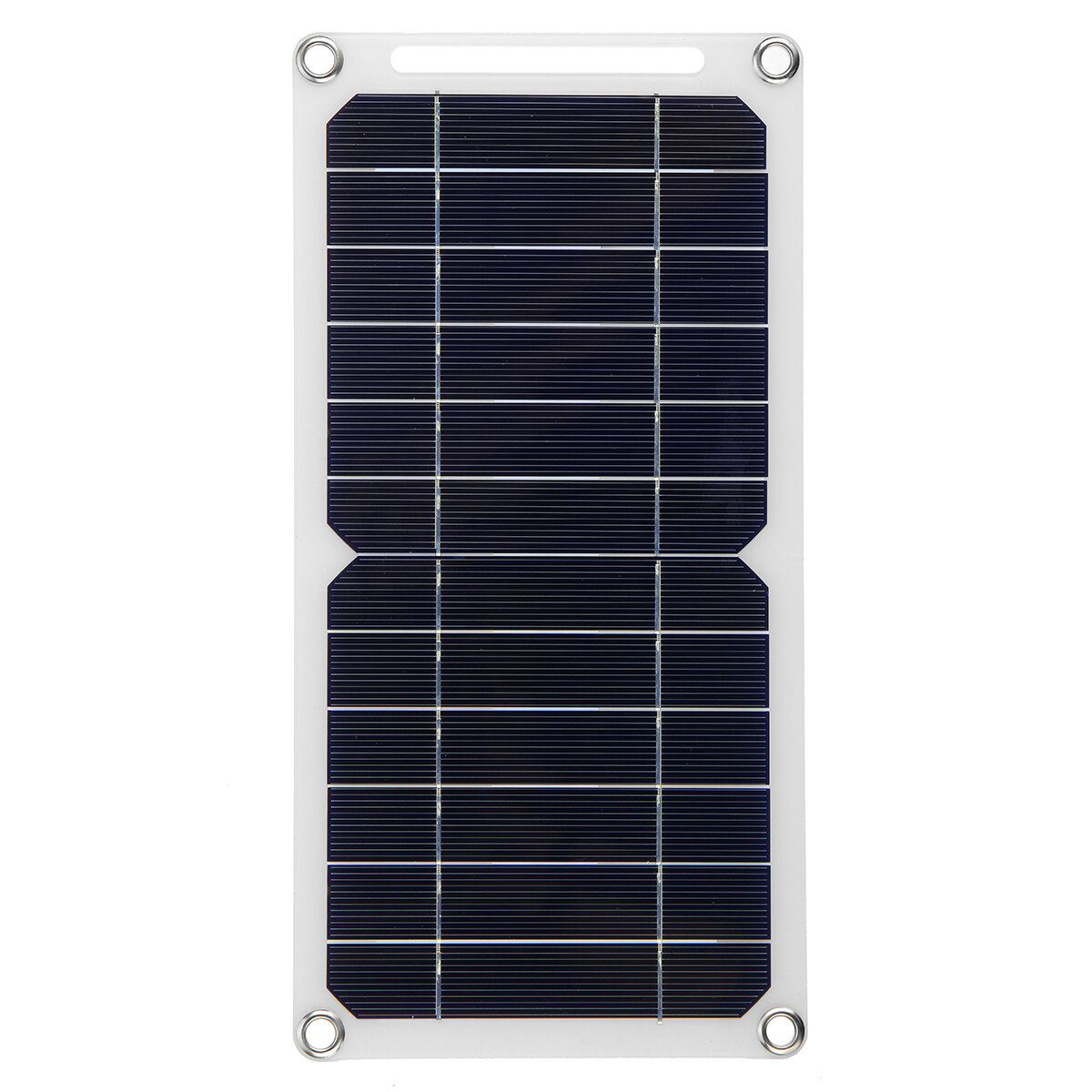 6W Outdoor Solar Panel Waterproof Charger for Hiking Camping Phone Power Use