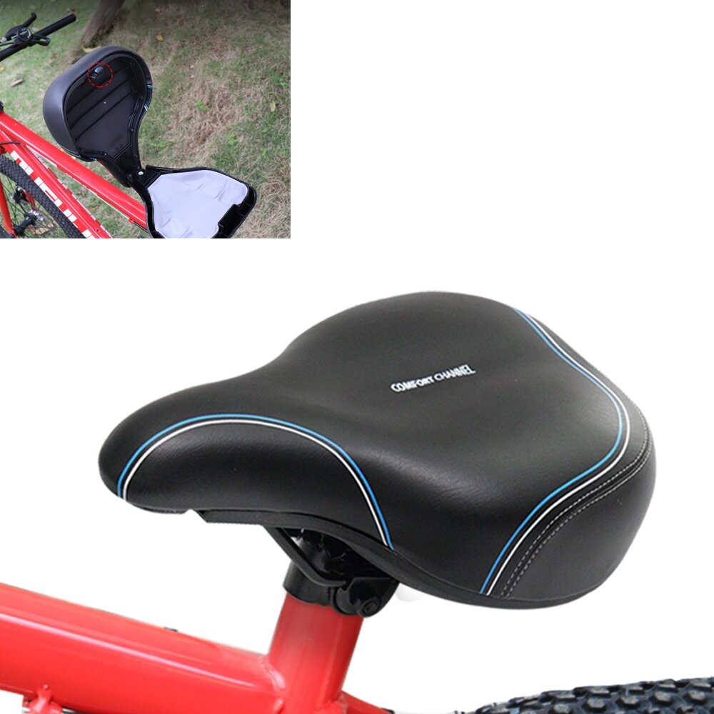 Mountain Bike Saddle With Storage Function Breathable Memory Foam Waterproof Shock Absorbing Comfort