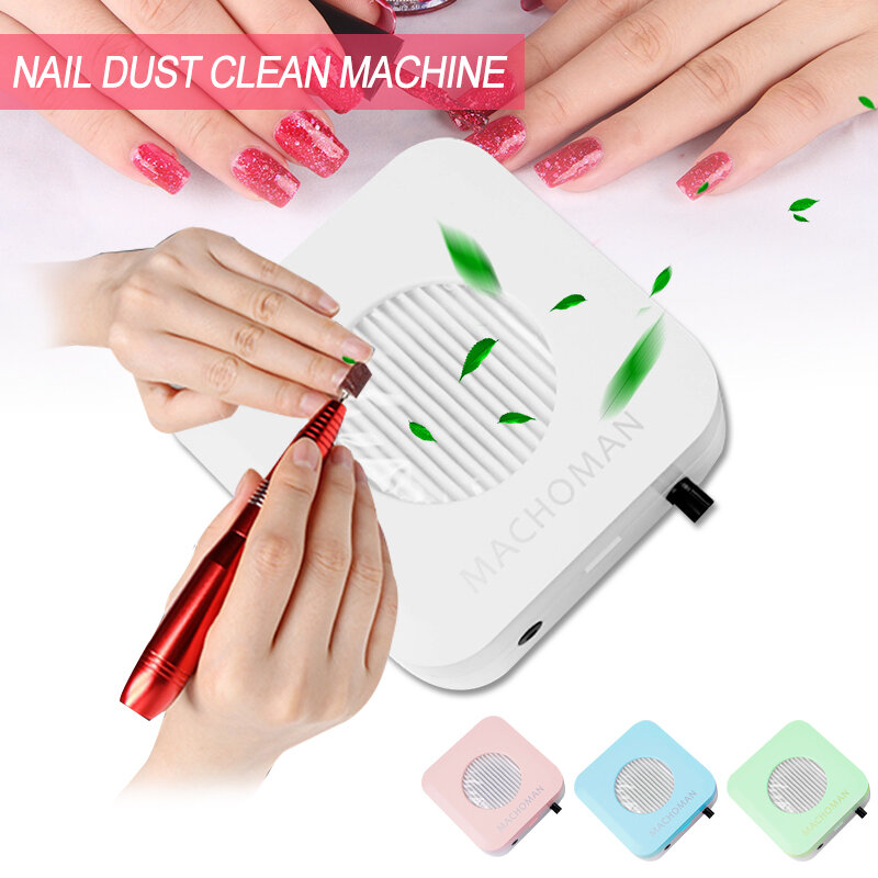 Nail Art Salon Dust Suction Collector Manicure Tool Machine Vacuum Cleaner