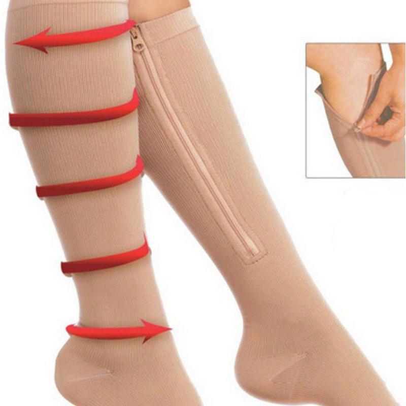 Durable Soothe Varicose Veins Compression Socks Stocking Sleep Leg Slimming