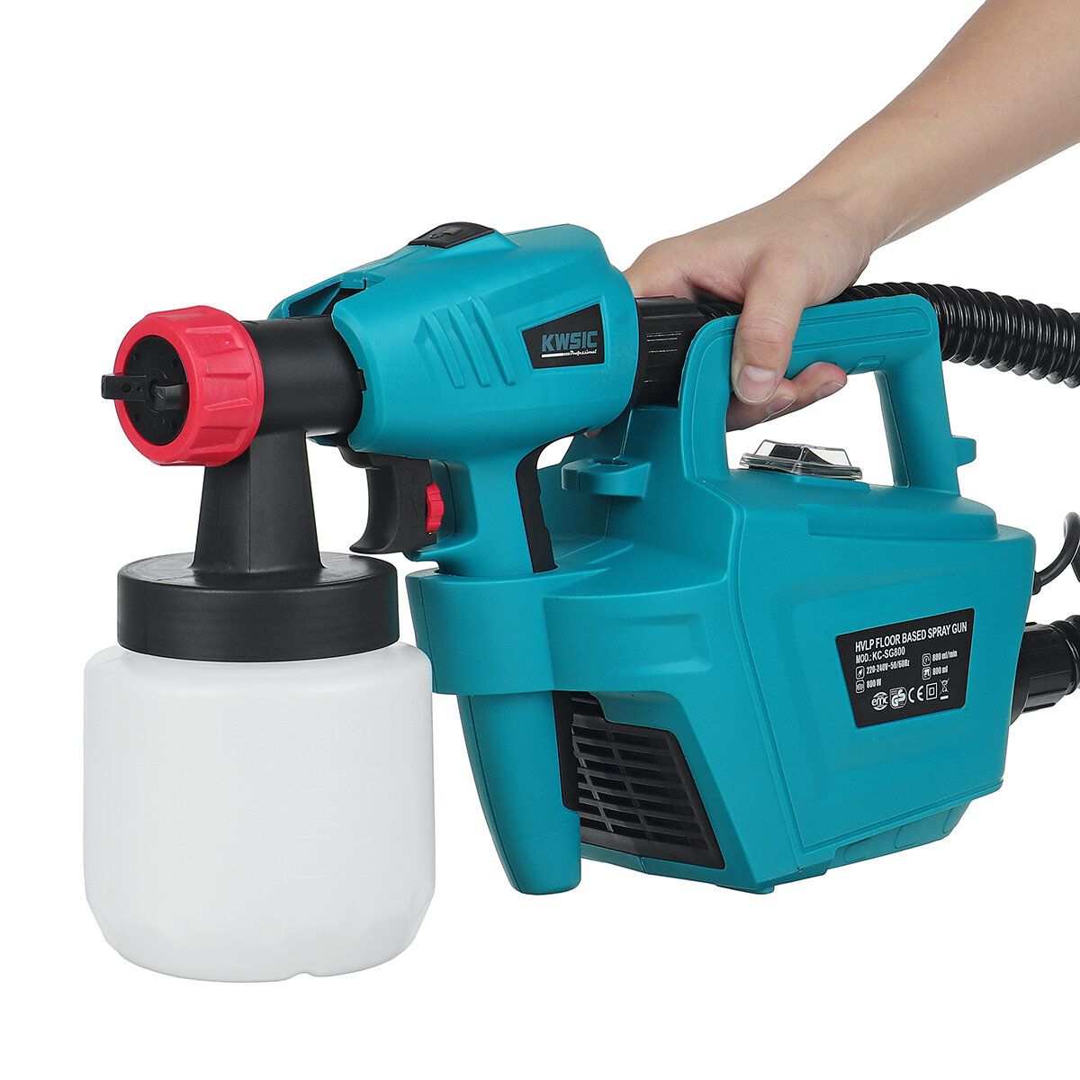 800ML Airless Electric Paint Spray Guns Household Convenience Spray Paint Regulation High Power Spra
